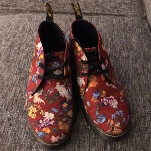 Brand new floral Dr martins size 8